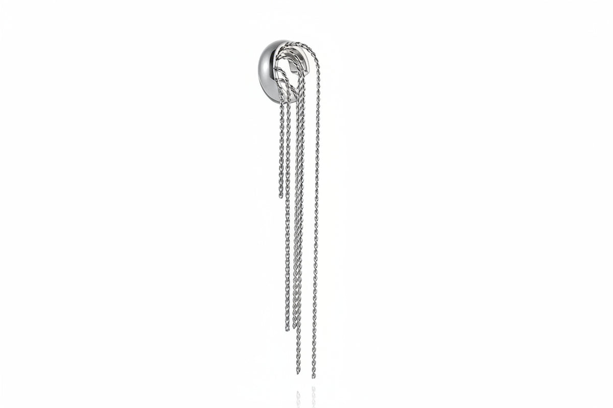 Earcuff aro con cadenas