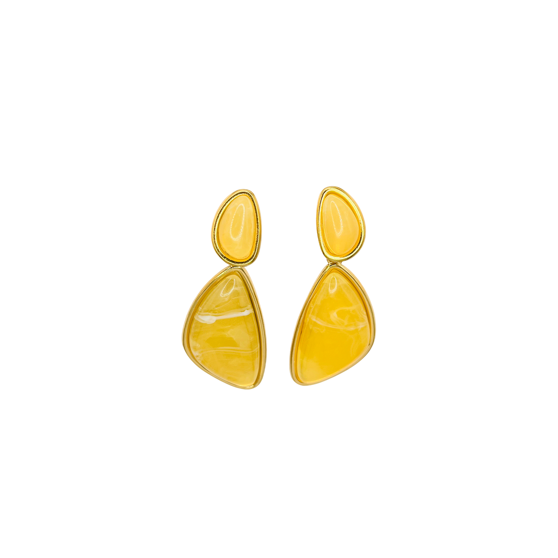 Pendientes acero 2 partes