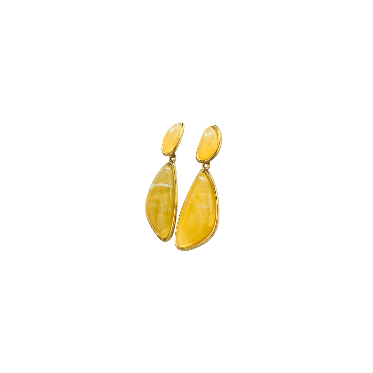 Pendientes acero 2 partes