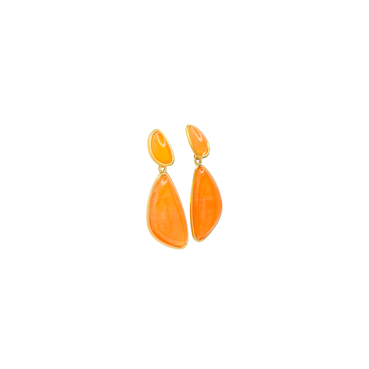 Pendientes acero 2 partes