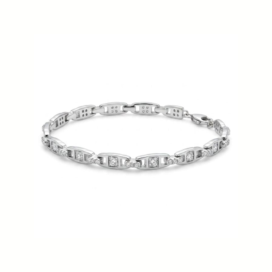 Pulsera Links plata circos - pulsera en plata de ley 925 y circonitas de Amazing Joyas