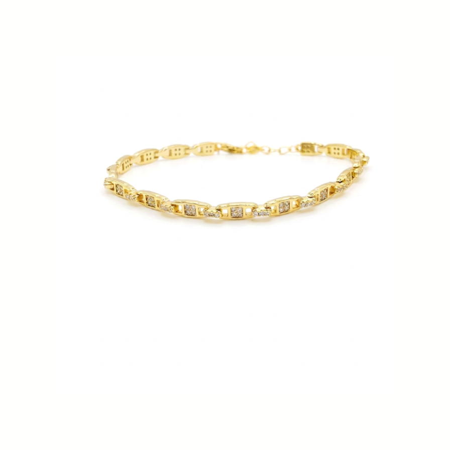 Pulsera Links plata circos - pulsera en plata de ley 925 y circonitas de Amazing Joyas