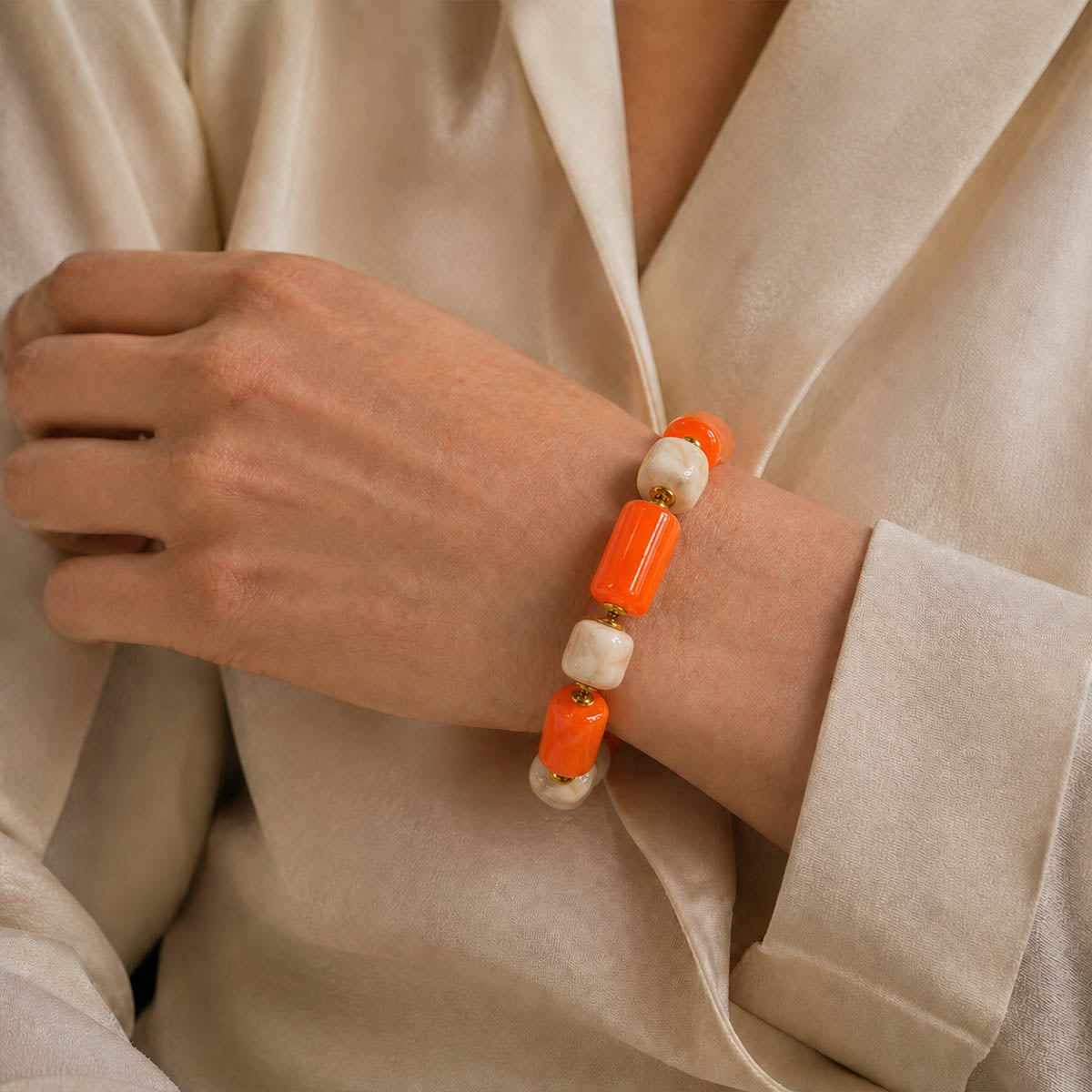 Pulsera fantasia elástica colores