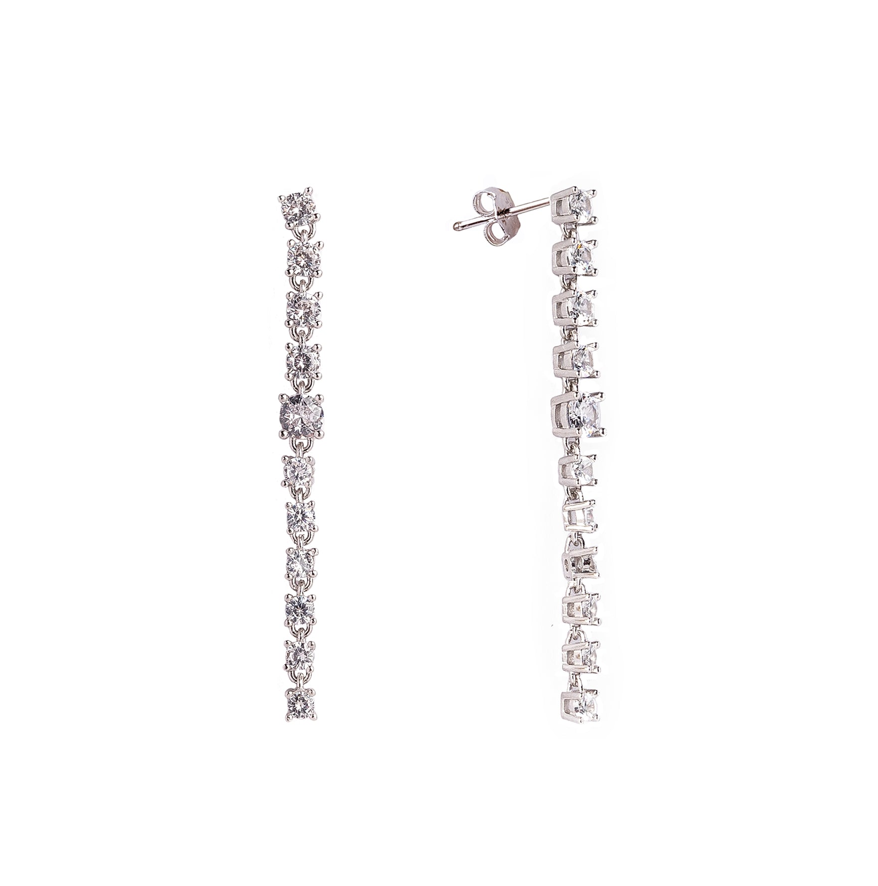 Party goldie earrings with circus motifs