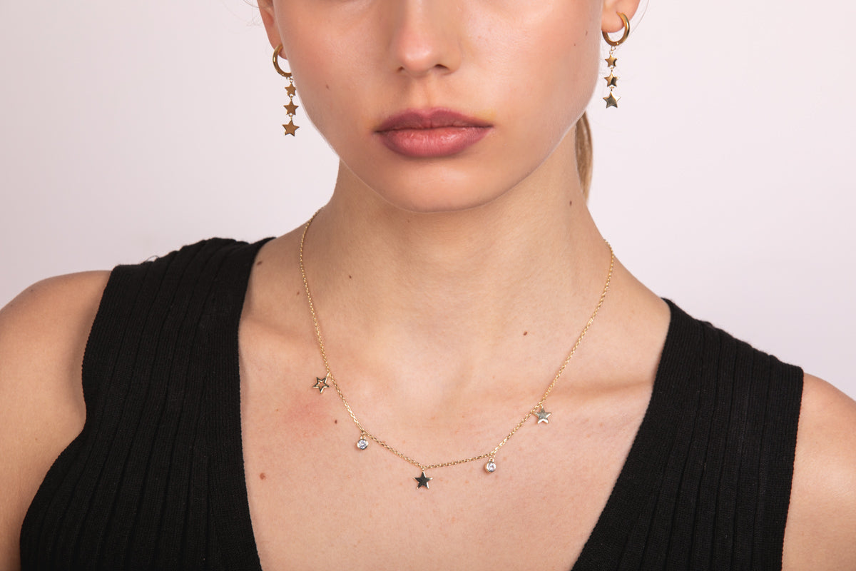 Colar Goldie Star circos