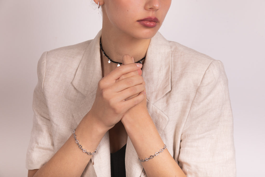 Pulsera Total Love de corazones con y sin circos