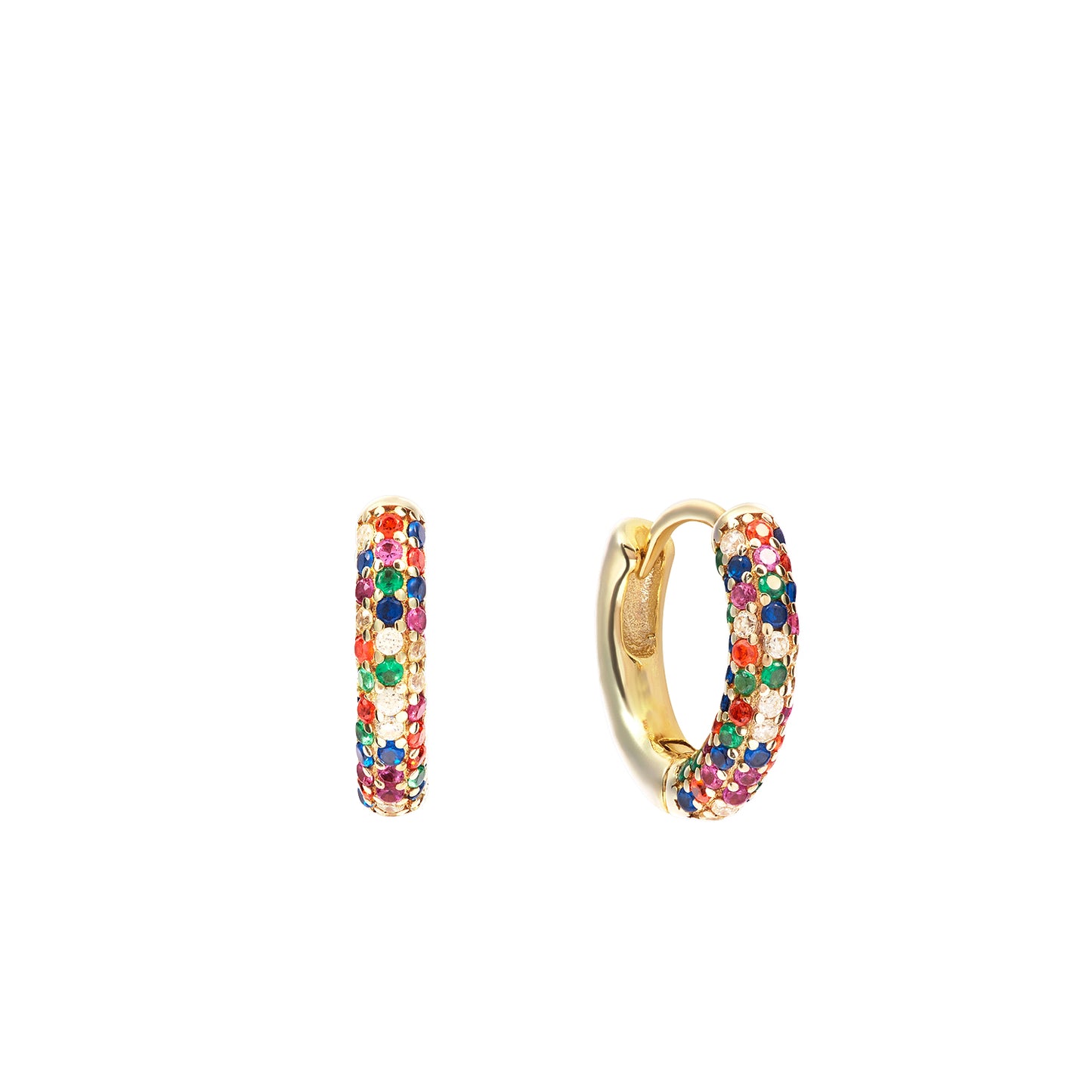 Aros goldie con circos Rainbow