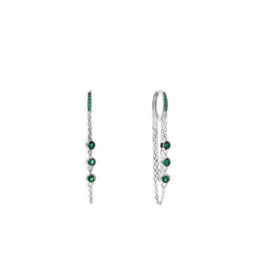Aros con doble cadena y circos verdes