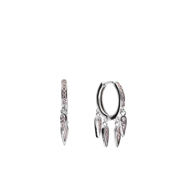 Argolas com 4 gotas de zircões