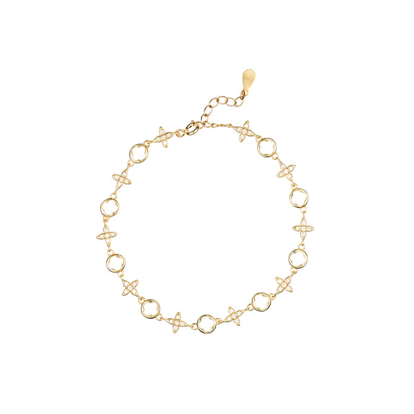 Pulsera cruz circles